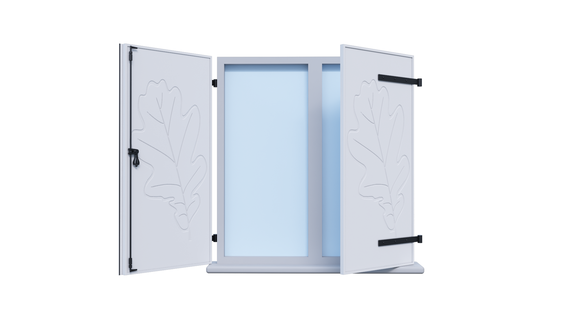 VOLET BATTANT 2 VANTAUX CHÊNE