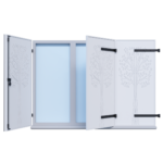 VOLET BATTANT 3 VANTAUX HÊTRE