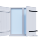 VOLET BATTANT 2 VANTAUX BARRES SEULES