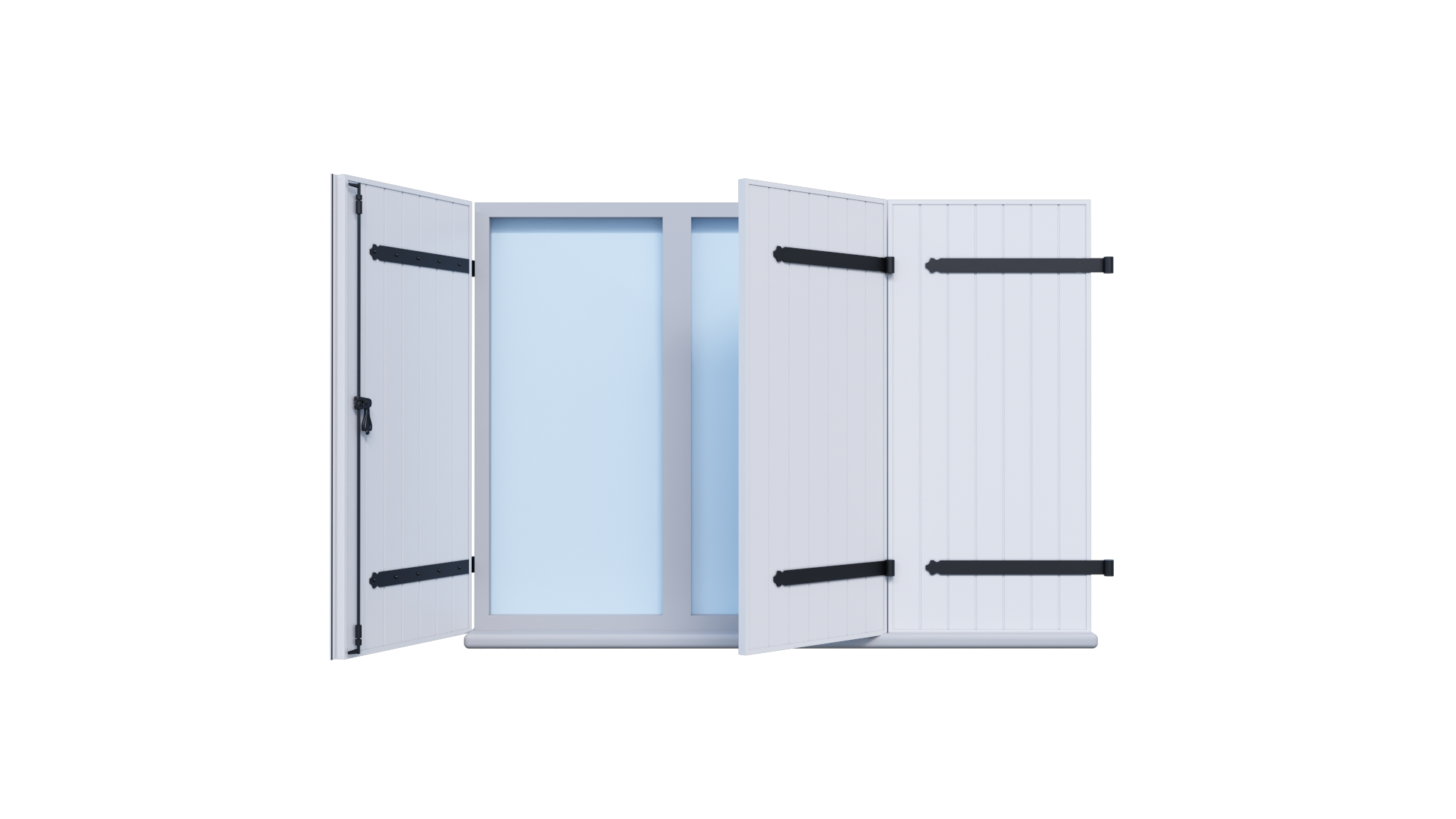 VOLET BATTANT 3 VANTAUX PENTURES CONTRE PENTURES