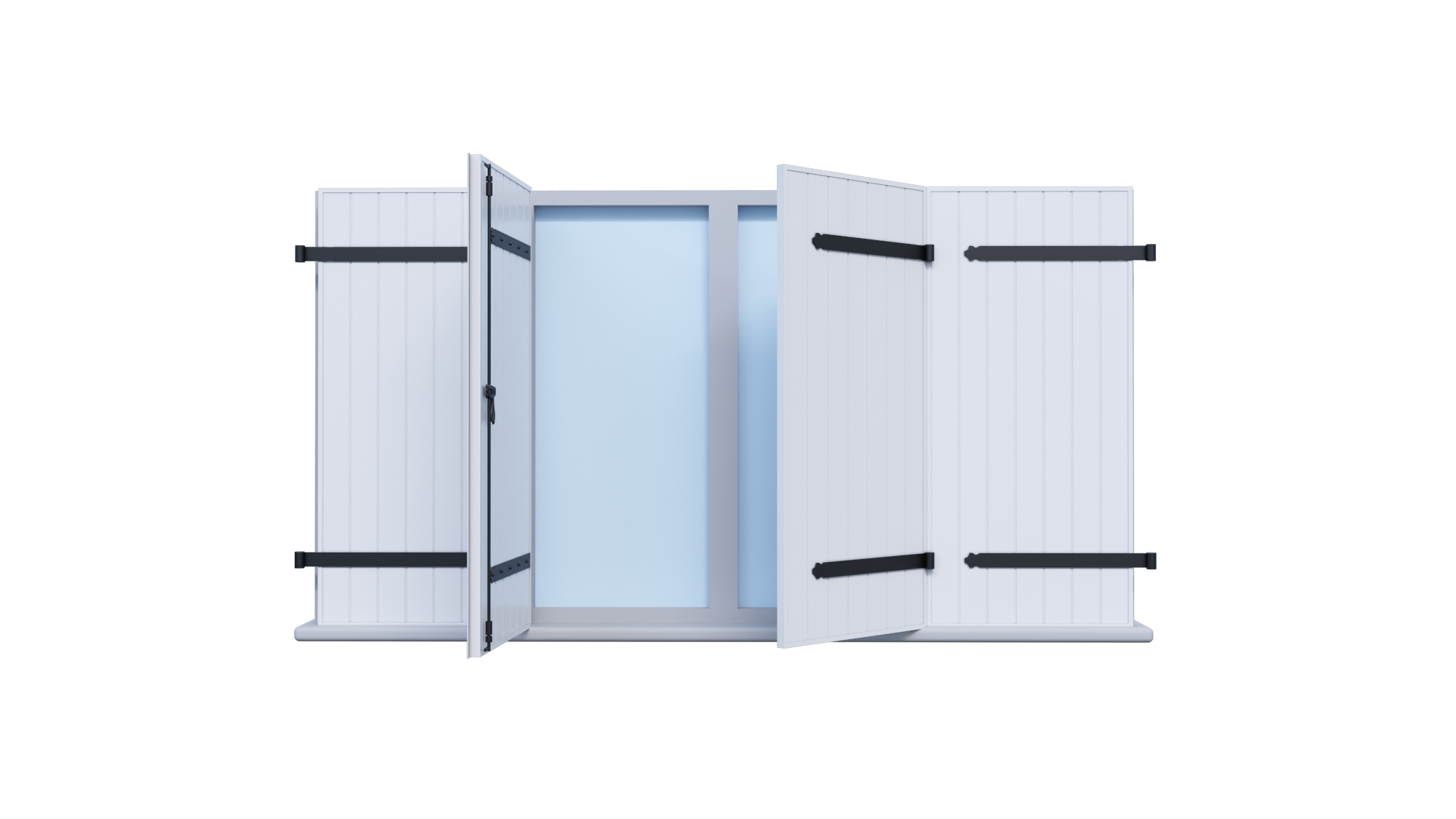 VOLET BATTANT 4 VANTAUX PENTURES CONTRE PENTURES