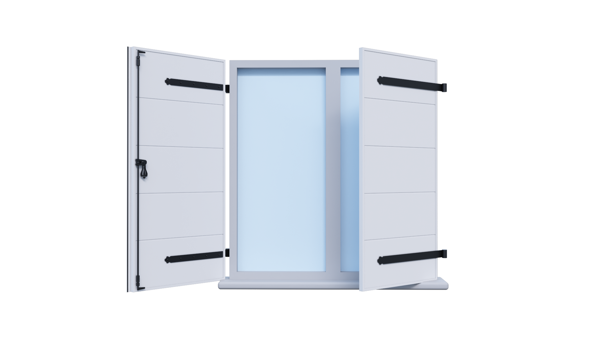 VOLET BATTANT 255MM 2 VANTAUX