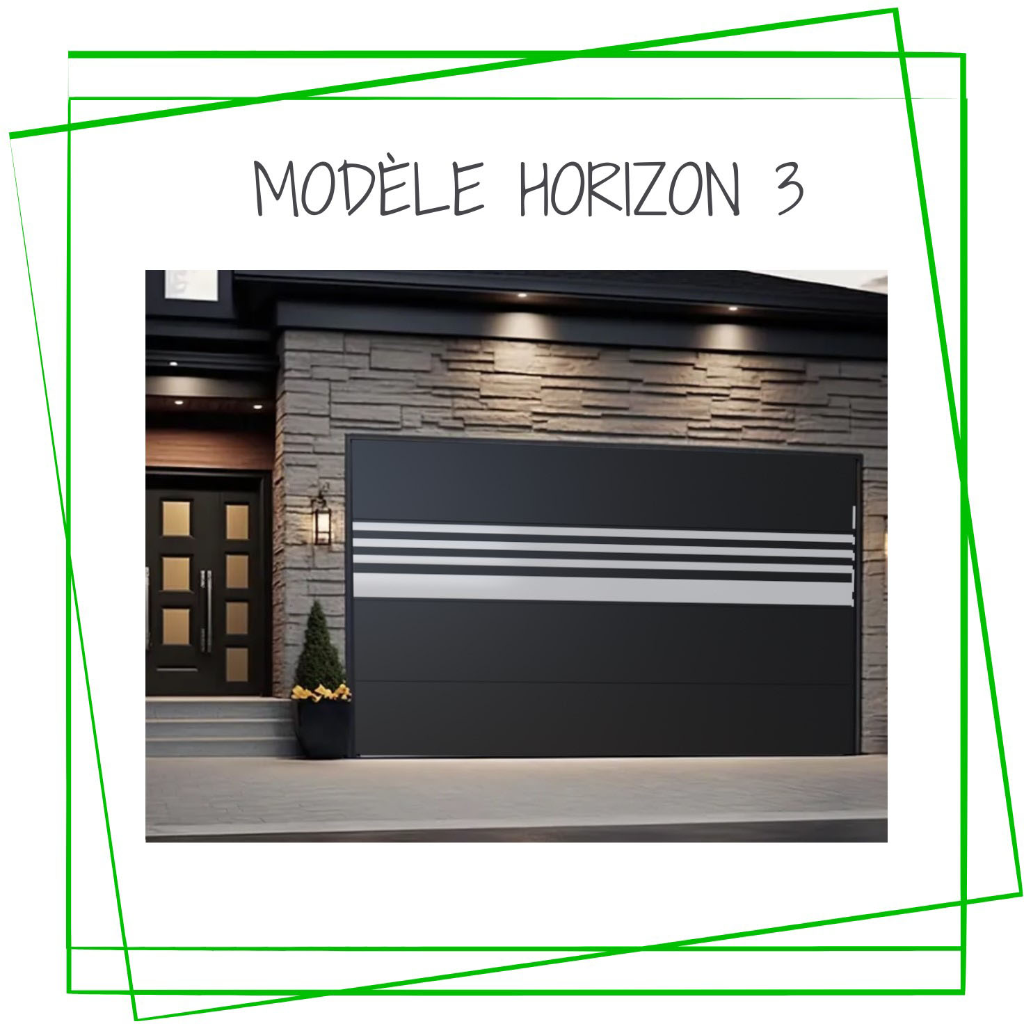 Porte de garage HORIZONTAL 3