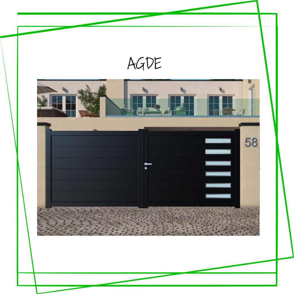 Portão de batente AGDE