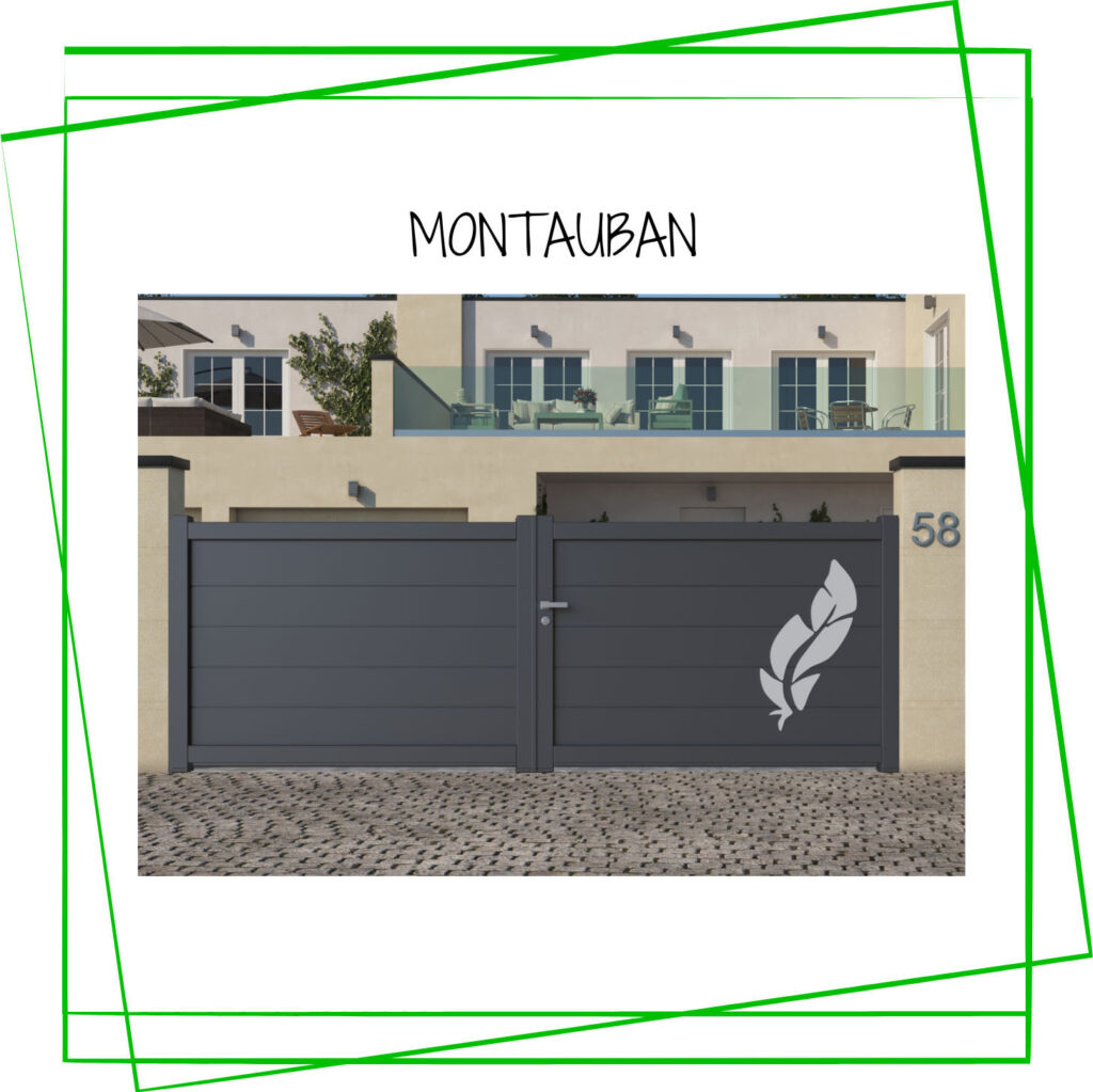 Portão de batente MONTAUBAN