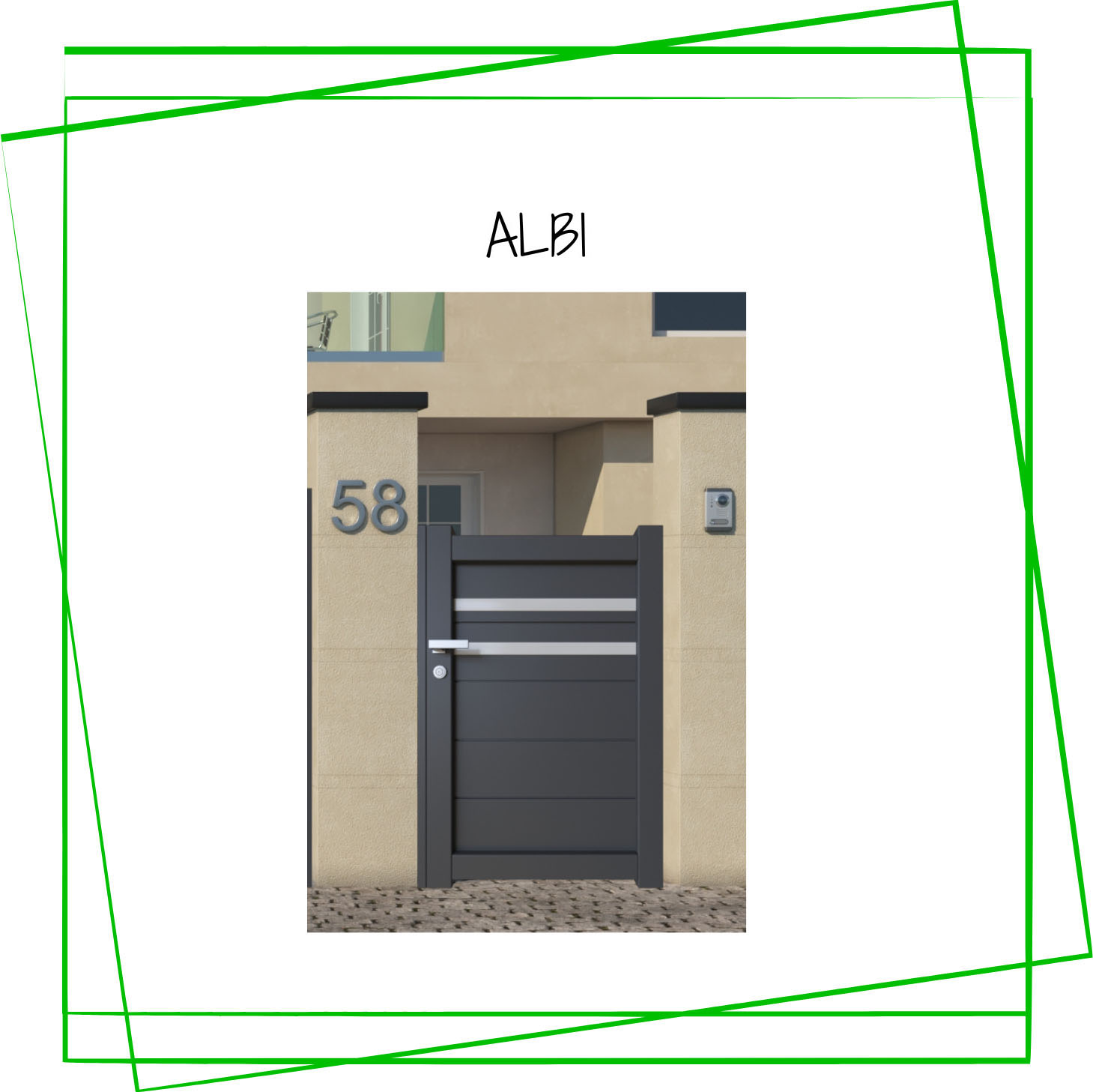 portão pequeno aluminio