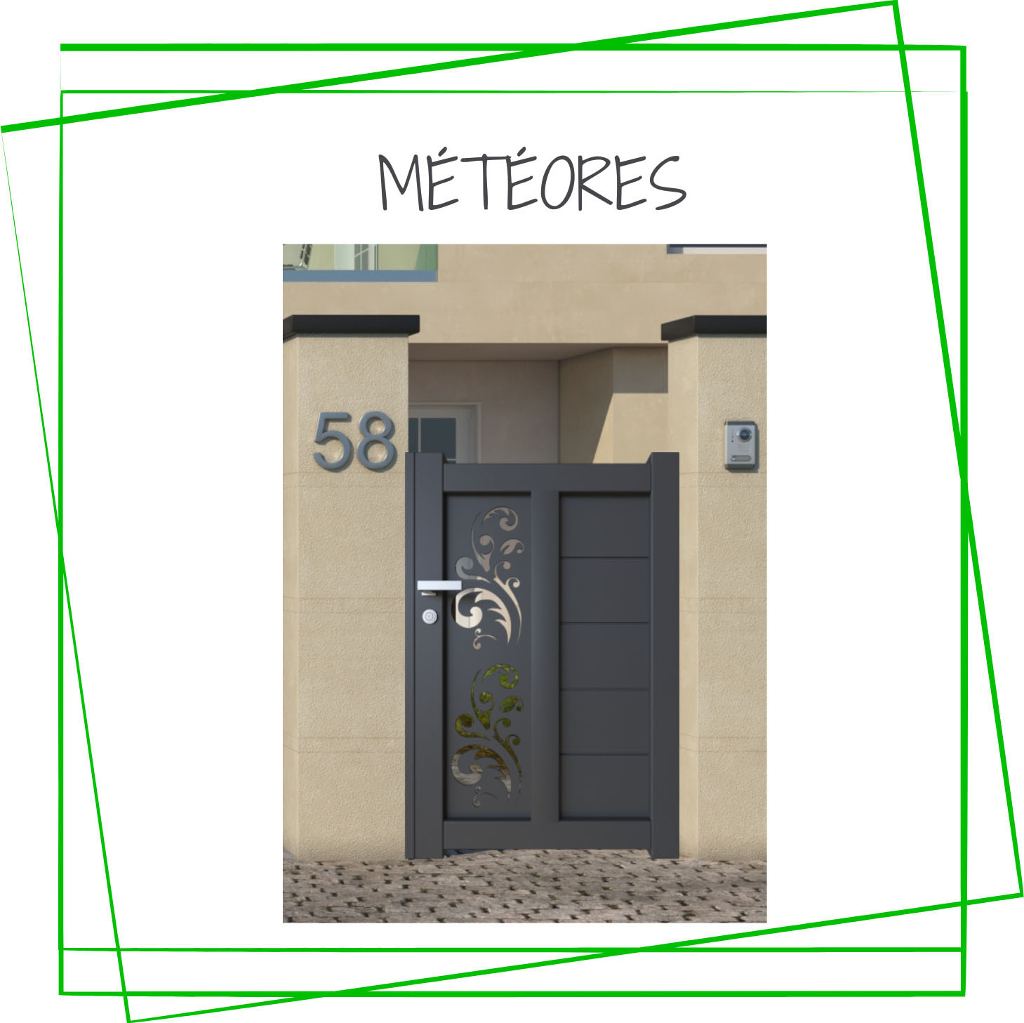 portão pequeno aluminio